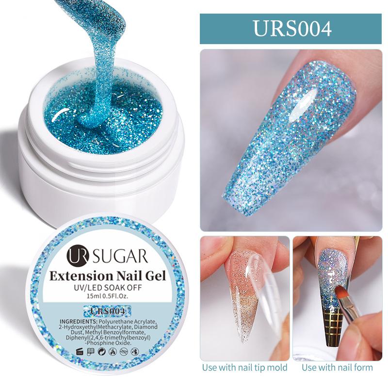 Phototherapy Glue, Manicure Glitter, Sequin Quick Extension, Paper Tray-Free Crystal Extension Glue