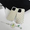 Elegancka Zawieszka do Telefonu Kwiat Motyl Koralikowy Brelok Akrylowy Dodatek do Telefonu Komórkowego Zawieszka do Torby Breloczek dla Modnych Kobiet