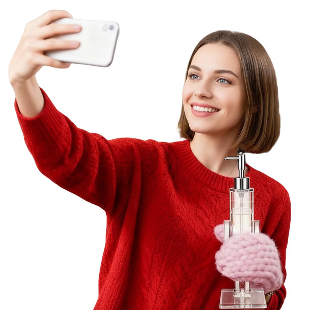 Nutcracker Gel Liquid Container Refillable Creative Shampoo Bottle Transparent Lotion Bottle For Kitchen Hotel Home Countertop