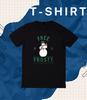 Free Frosty the Snowman Oversized Round Neck Short Leeve T-Shirt Mens Womens Tees Top Chris.
