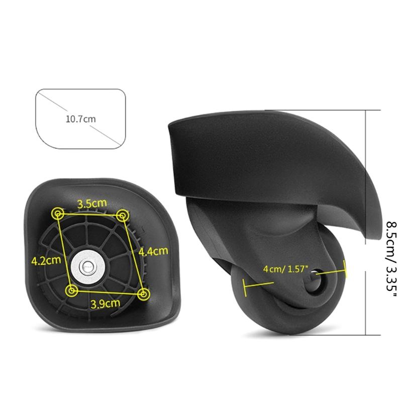 Upgrade Your Suitcase with Swivel Caster Replacement Wheels Smooth Rolling Bag Parts Accessories