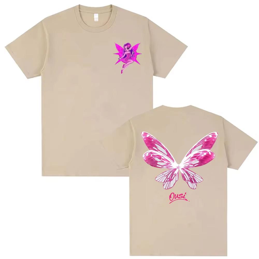 Omar Courtz Por Si Manana No Estoy Album 2026 Butterfly Graphic T Shirts Men Women Harajuku Aesthetic Casual Streetwear