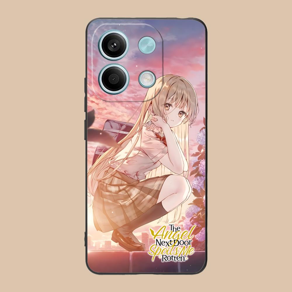 Angel Mahiru Shina Phone Case for Xiaomi 15 14 13 12 Mi 11 T Ultra Lite Pro S X 5G Soft TPU Shockproof Cover