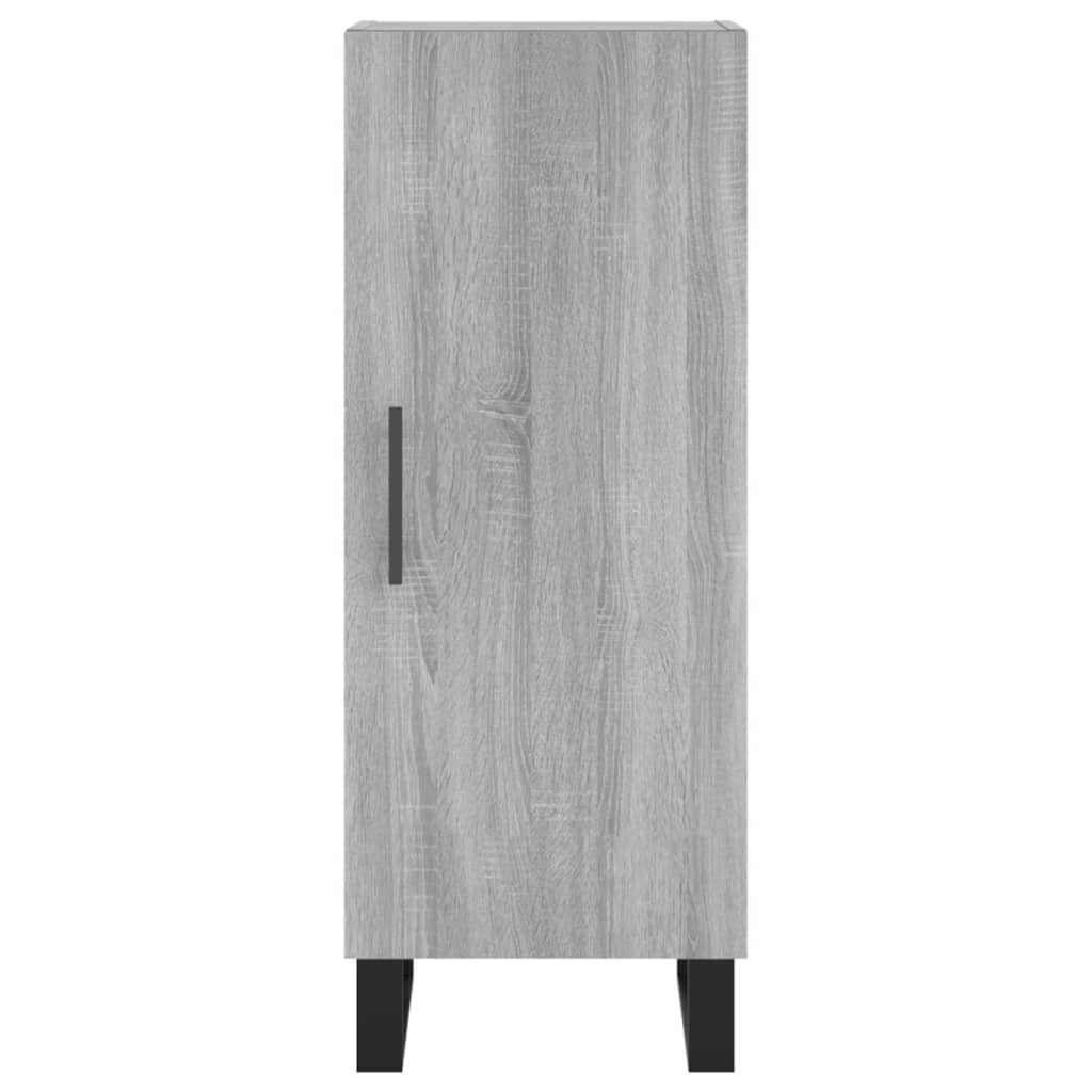 Sideboard Gray Sonoma 34.5 x 34 x 90 cm Engineered Wood