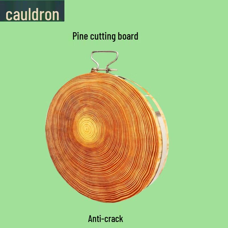 

Fou Solid Pine Round Cutting Board