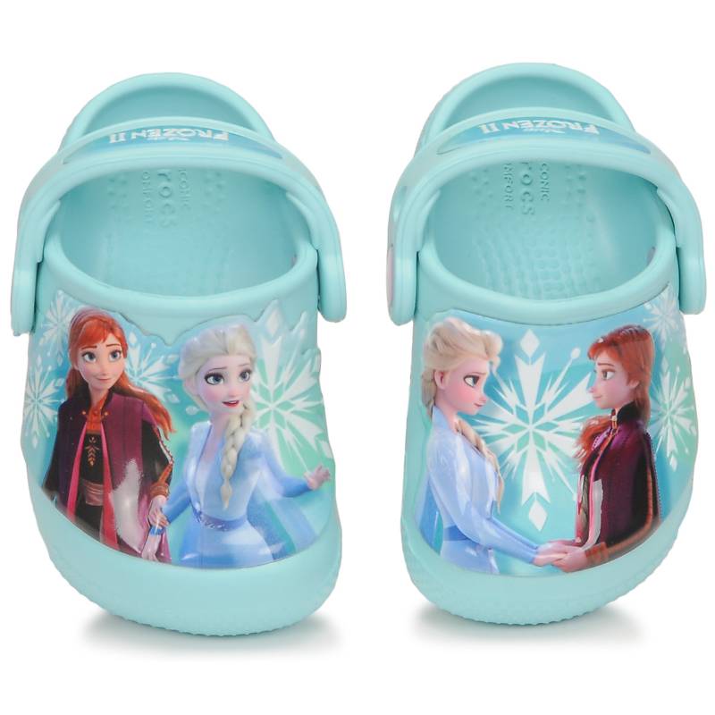 Frozen 2 X Crocs Clog Toddler Fun Lab - Anna And Elsa Kids Sneakers Blue Ice-Blue 206804-4O9