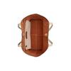 Coach Bolso Tote de Cuero Granulado con Logo Metálico North 32 para Mujer Latón Marfil CR664-B4IY