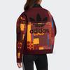 Damenjacke Adidas Originals Pufferjacke Winter Damen Dunkelrot
