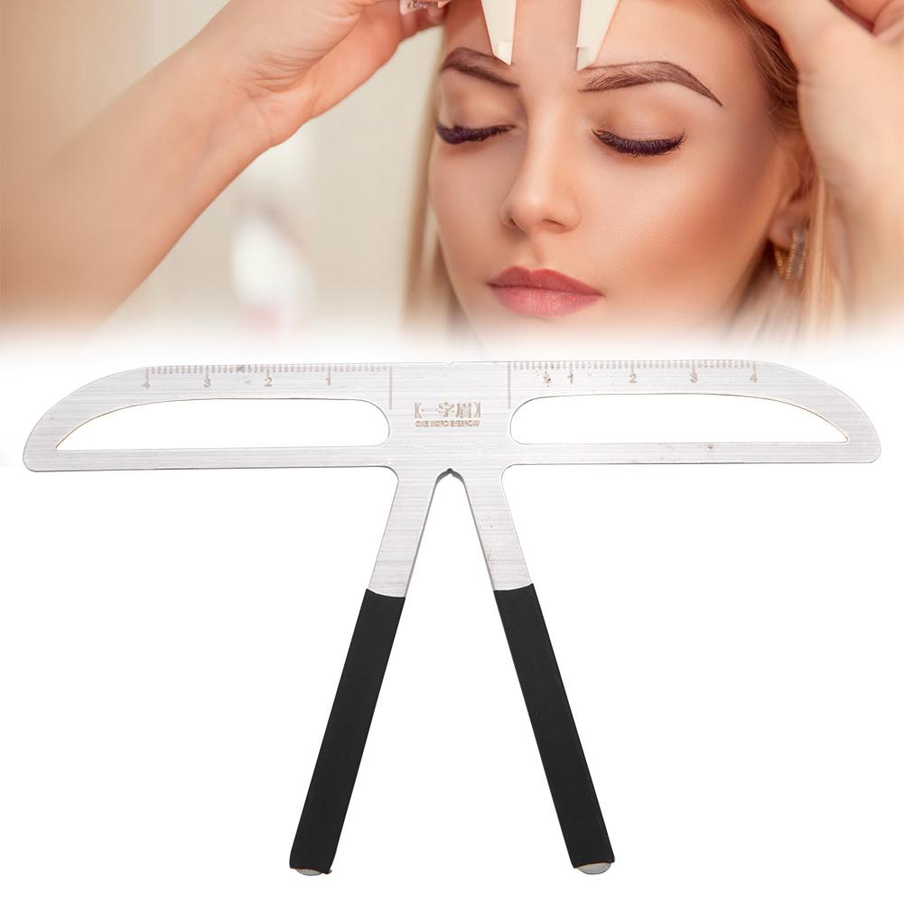 Tattoo Eyebrow Ruler Eyebrow Measure Balance Extension Ruler Shape Stencil 1#
