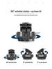 8-Light Load Panoramic Electric Pan-Tilt Head for DSLR Camera, 360° Time-Lapse Photography, Auto Rotation Control