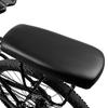 Thickened Bike Rear Seat PU Leather Bicycle Rear Seat Portable Bicycle Back Seat  Comfortable Rides
