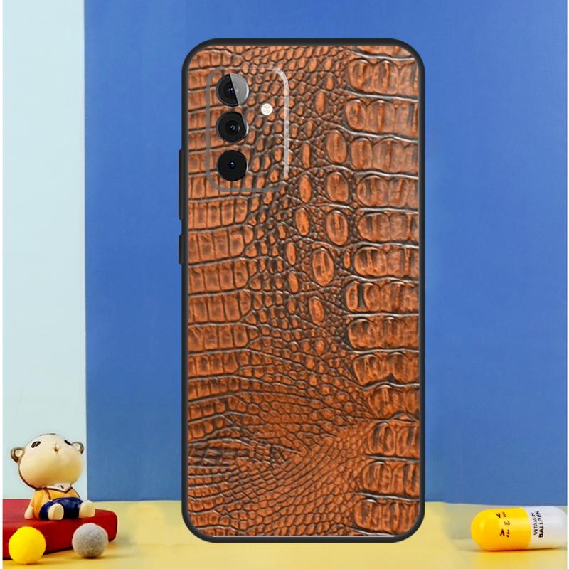 Crocodile Pattern Print Case For Samsung Galaxy A54 A34 A14 A13 A23 A33 A53 A52 A32 A12 A56 A36 A16 A15 A35 A55 A17