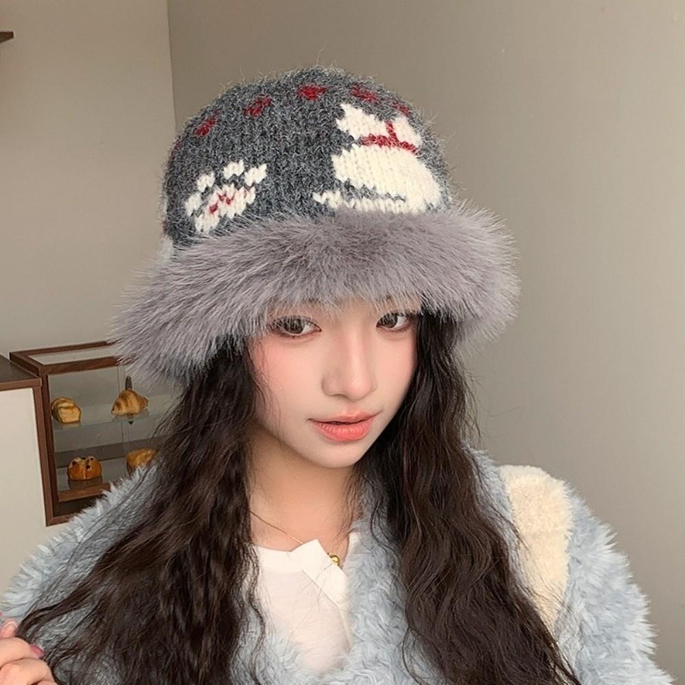 56cm to 58cm Earflap Hat Polyester Ear Protection Cap Warm Winter Knitted Hat Winter Season