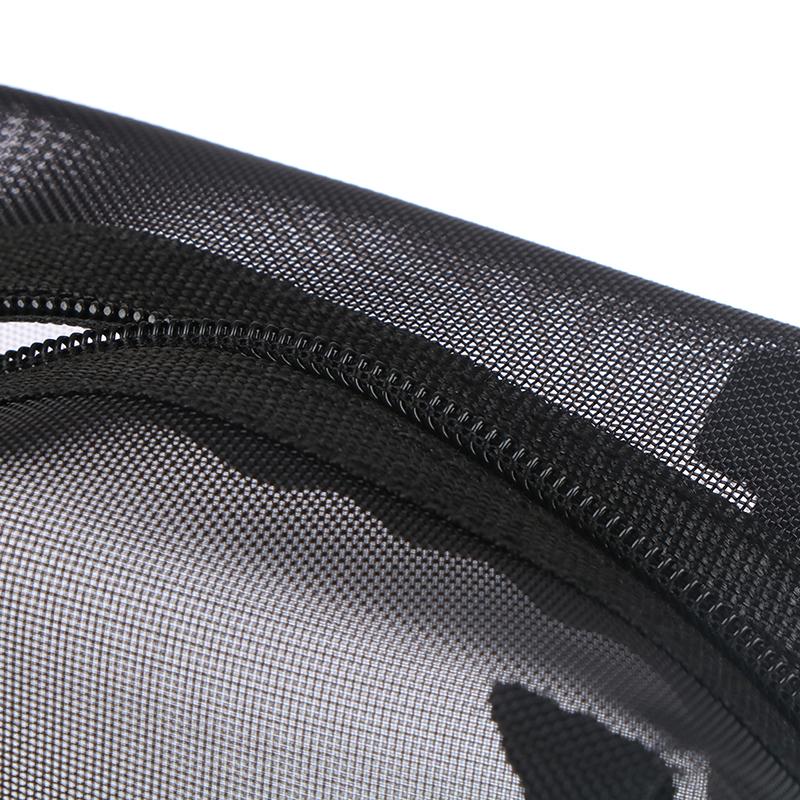 Geantă de machiaj cu plasă, organizator, husă de depozitare, cu fermoar, articole de toaletă, geantă cosmetică de călătorie