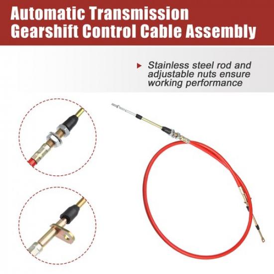 Pack of 1 for BM Automotive 5Ft Transmission Gear Shift Shifter Cable 80605