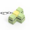 Keycap Fidget Keychain Keys Button Pinch Toy Multi-Color Clicker Toy  Kids
