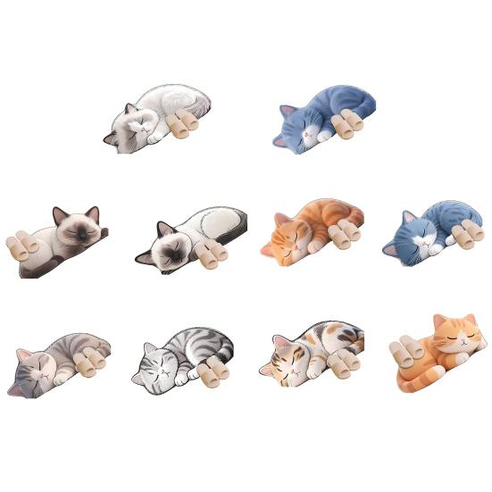 Floor Mat Non-Slip Backing Cat Design Easy Maintenance Versatile Rug Living Room Bathroom Kitchen Home Decor