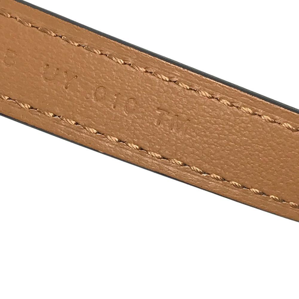 Hermes Pop H Logo Buckle Thin Belts Accessories Belt Leather Mauve Pail Pink