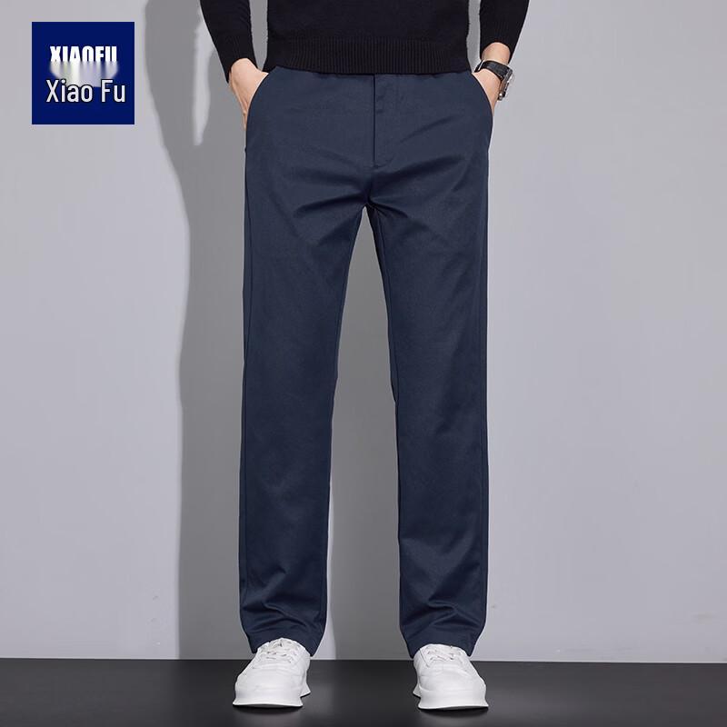 Men s Straight-Leg Casual Business Trousers 34