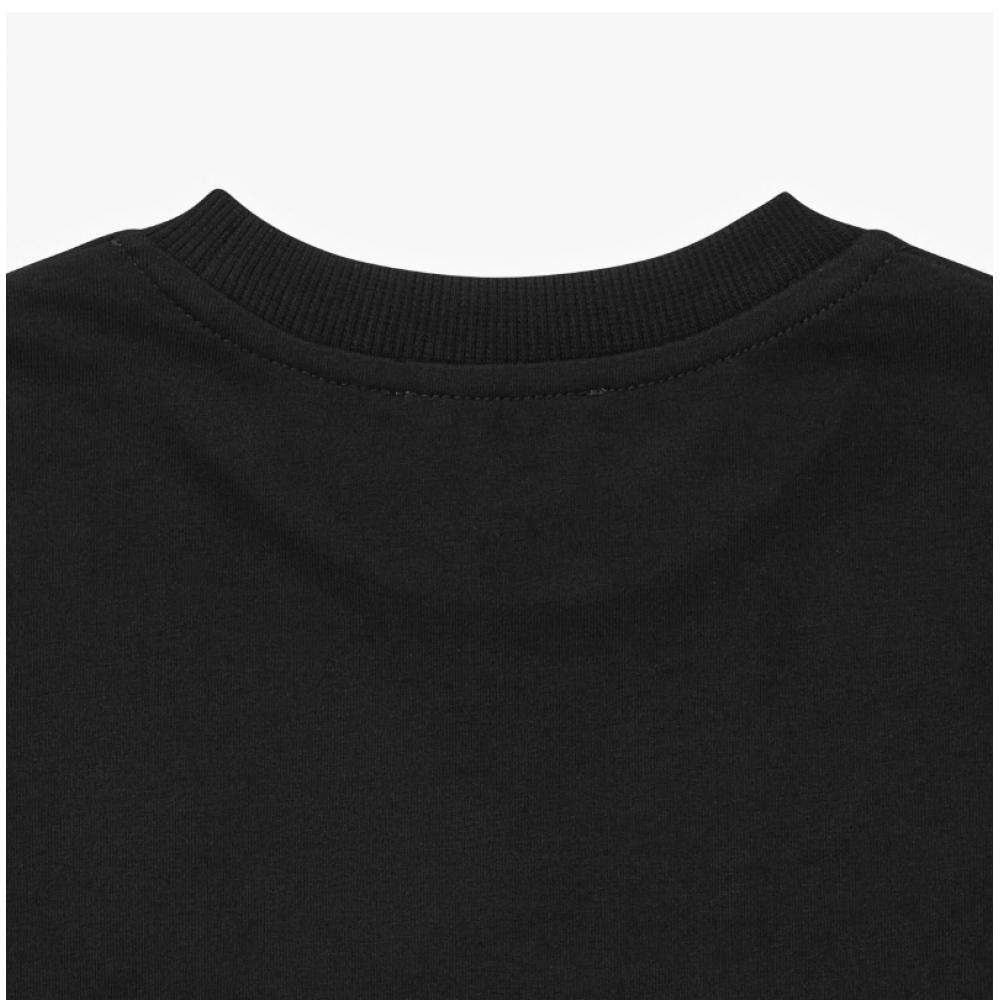 Moschino Htm04k Laa10 60100 Teddy Bear Logo Patch Kids Short Sleeve Tee