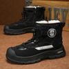 Men Snow Shoes Casual Winter Plush Warm Boots Platform Sneakers Male High Tops Cotton Shoes