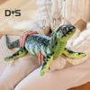 Realistic Lizard Plush Toy 29" Soft Stuffed Animal Lizard Simulation Chameleon Plushie Huggable Gift for Kids