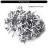 200Pcs Pre Tabbed Cotton Candle Wicks Cores with Metal Sustainer Base for DIY Tealight Candle Crafting and Home Use