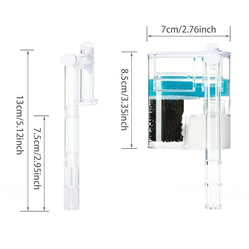 Automatic Aquarium Filter System 2.5W/220V Fish Tank Built-in Filter Oxygenated Water Circulation Anti Backflow Fish Water Pump