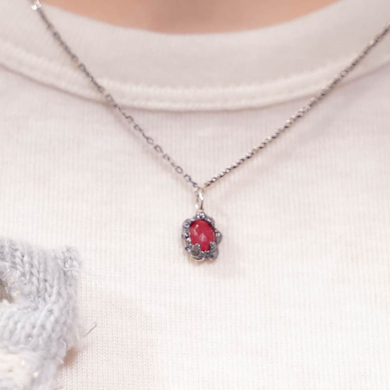 

HARANG HR 212N_Dyed Quartz Necklace 45cm