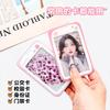 Ins Student Id Card Holder with Lanyard Slide Cover Transparent ABS School Card Cover Game Cards IC Card Protective Cover
