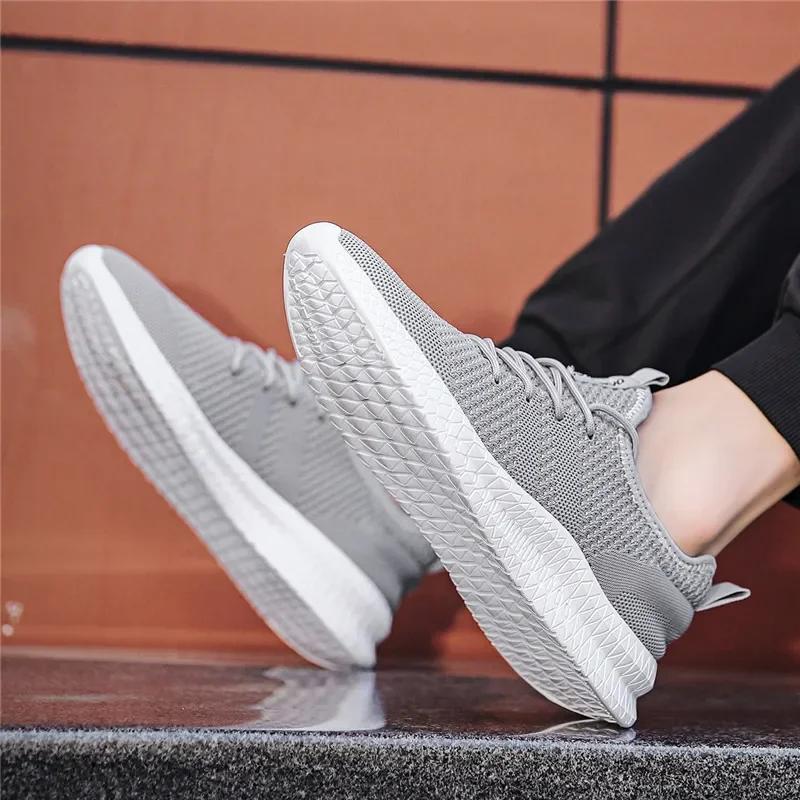 Breathable Running Shoes 46 Fashion Lightweight Men's Sneakers 45 Large Size Wearable Outdoor Casual Mens Jogging Sports Shoe