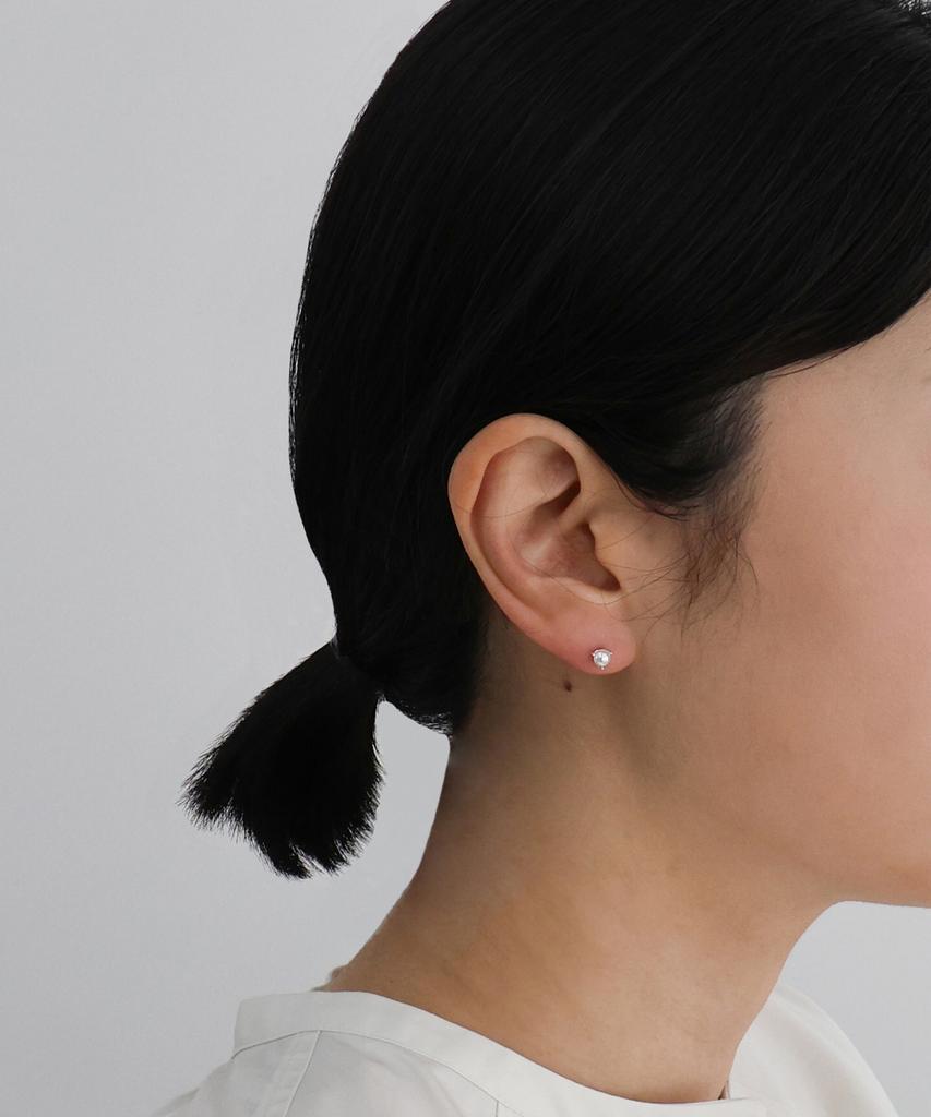 Febor Tulip Pearl Earring_Silver