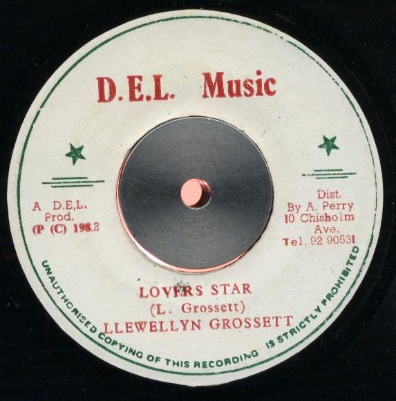 

7inch Record LLEWELLYN GROSSETT - Lovers Star NONE D.E.L. Music 1982 Jamaica Reggae, Ska & Dub Used