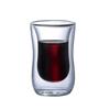 Household Coffee Cup, Juice Milk Cup, Double-Layer Glass, Double-Layer European Transparent Tea Cup, Water Cup, Heat-Insulating Cup