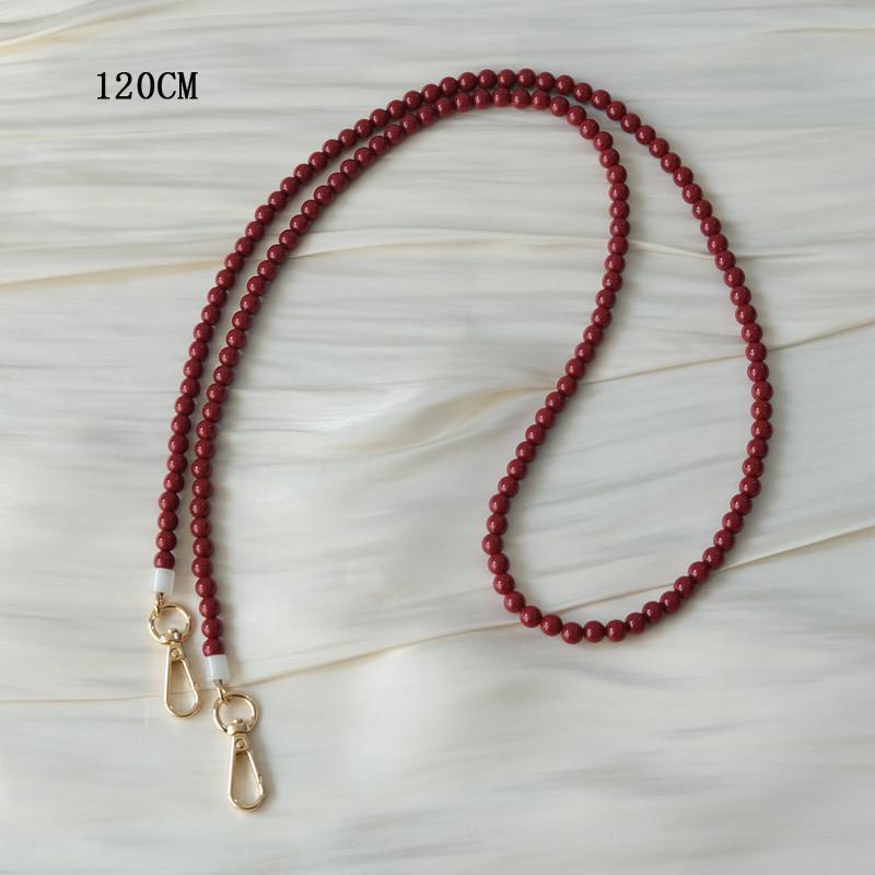 New Phone Accessory Long Cellphone Chain Anti Lost Universal Solid Bead Shoulder Neck Crossbody Phone Strap Case Holder Chain