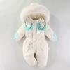 -30 Degree Winter Baby Ski Suit Jumpsuit Outwear Suits for Infants Baby Ski Suit Thick Baby Jumpsuit Waterproof Hooded for Girls Boys