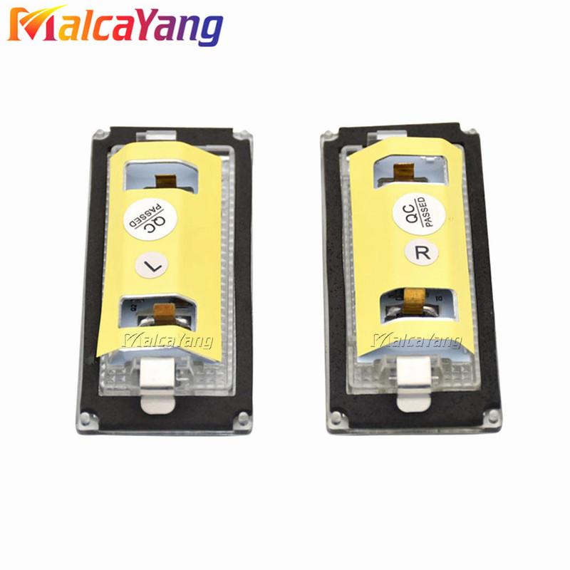 1 Pair 18 LED License Plate Light For BMW E46 2D / M3 Facelift 2004-2006 12V 6000k White License Plate Light For BMW Car Styling