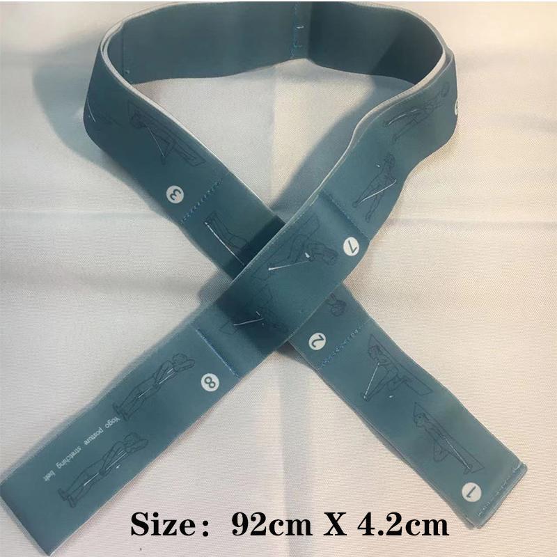 

Йога Pull Strap Belt Полиэстер Латекс Эластичный Лента для Растяжки Латинский Танец Петля Йога Пилатес GYM Фитнес Упражнения Эспандеры St Практическое Использование