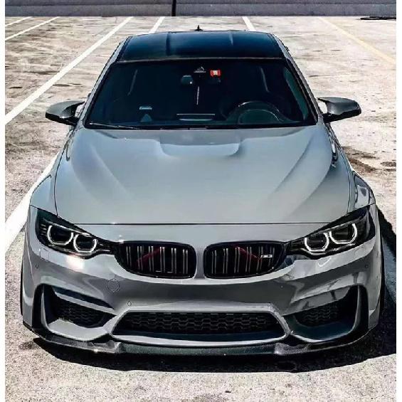 CS Style for BMW F80 M3 F82 F83 M4 2015-2020 Refit Front Bumper Spoiler Lip Chin Splitter Blade Shovel Skirt Board Body Kits