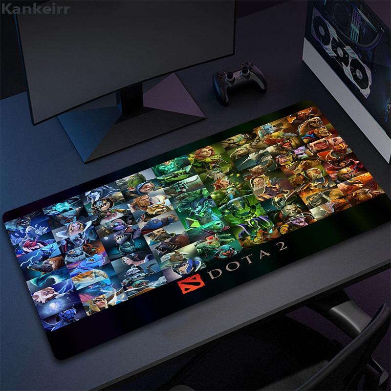 Dota 2 Mauspads Großes Tastaturpad Schreibtisch Gaming Mauspads Laptop Anti-Rutsch Büro Naturkautschuk Gamer Schreibtisch dota2 Mauspads PC