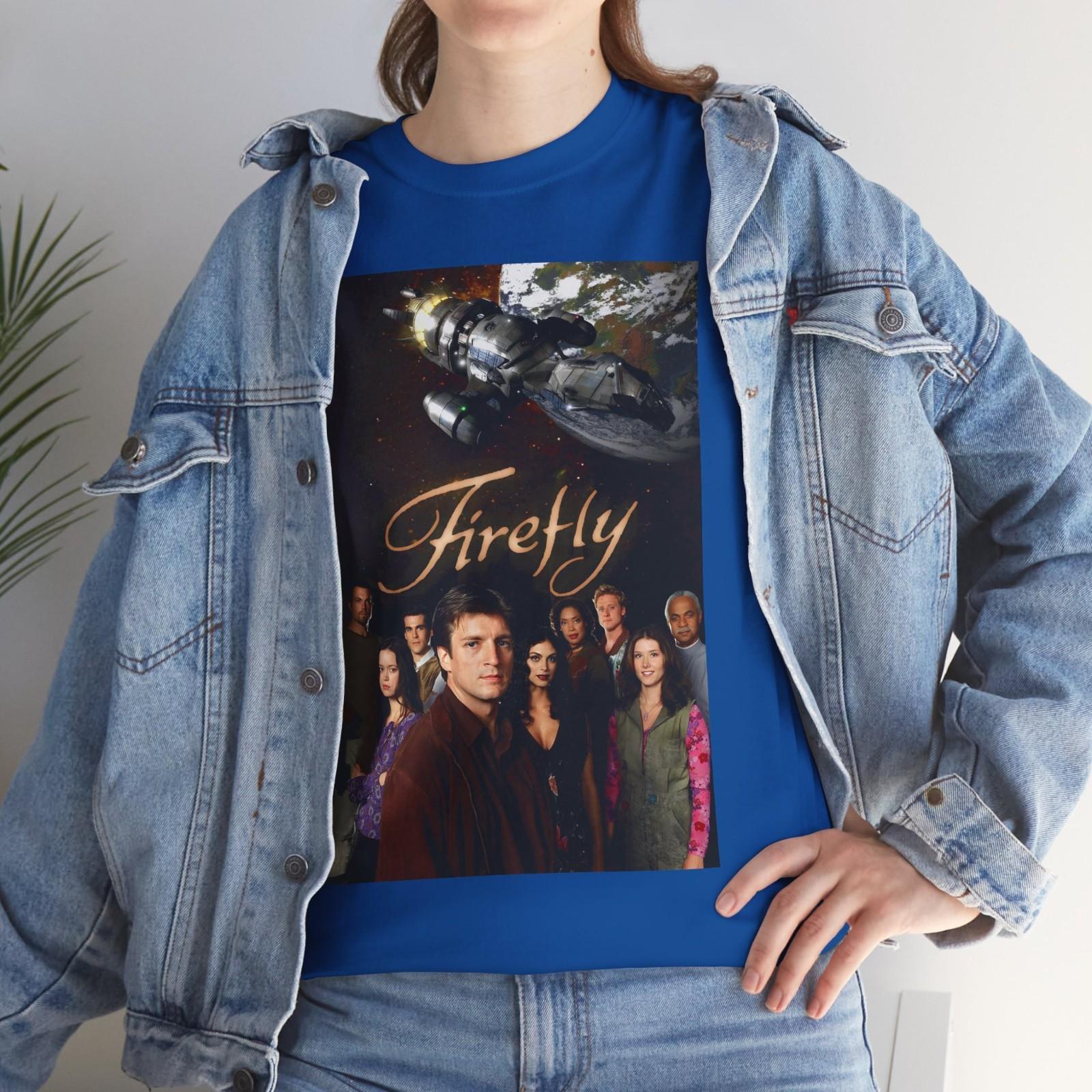 Firefly TV (2002) T-Shirt Mens Womens Tees Top Sci-Fi Future Spaceship Western Serenity S
