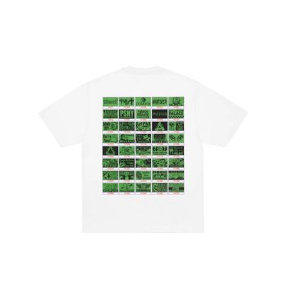 Palace Camiseta para Recargar Blanca Unisex Tops P29TS131
