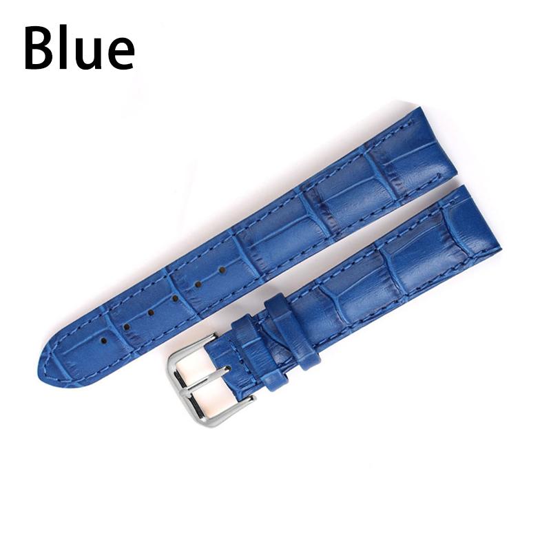 

Элегантный ремешок из натуральной кожи для часов 16mm синий