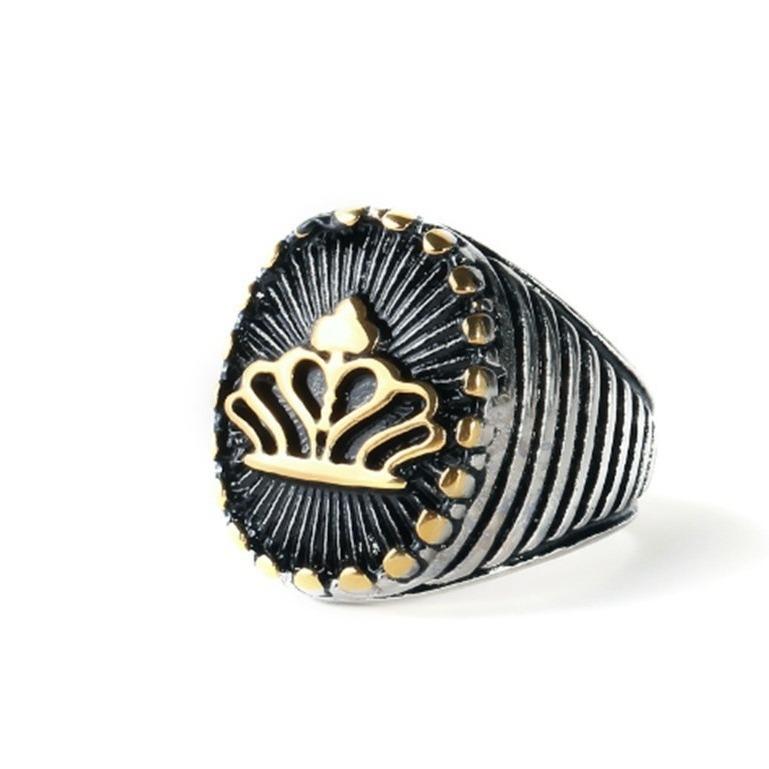 Style Jewelry Retro Style Crown Classic Ring Ring Bracelet