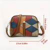Versatile Single Shoulder Shell Bags, Retro Geometric Grid Fashiable Women's Crossbody Bag, Suitable for Commuting Banquets