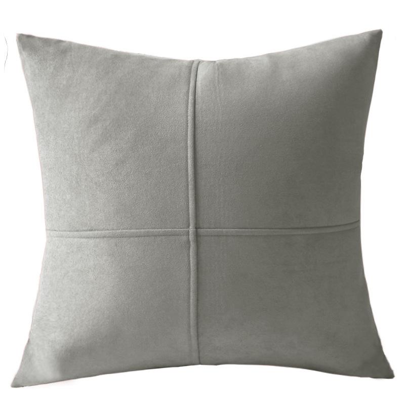 

Velvet Cross Pattern Pillow Cover Living Room Sofa Cushion Cover Light Luxury Model Room Sofa Cushion Backrest 45*45cm