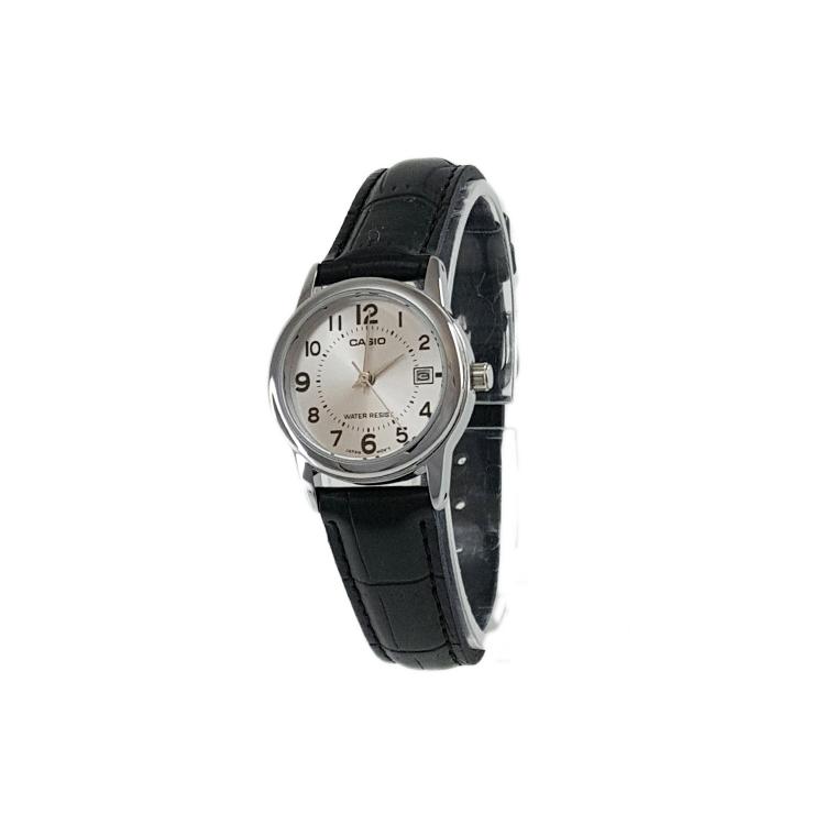 CASIO Women s Standard Series Silver Watch LTP-V002L-7BUDF Silver Watch Case