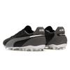 Puma King Match Comfortable Football Shoes Men Footwear Black Gray White 107878-01