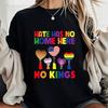 Hate Has No Home Here Tee No Kings Tshirt Rainbow Equal Rights Awareness Tee
