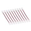 10 Pcs COB Strip Light Connector 2Pin PC Material 10mm Width Double Headed Strip To Strip Extension Connector